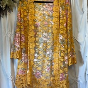 Boho see through jacket